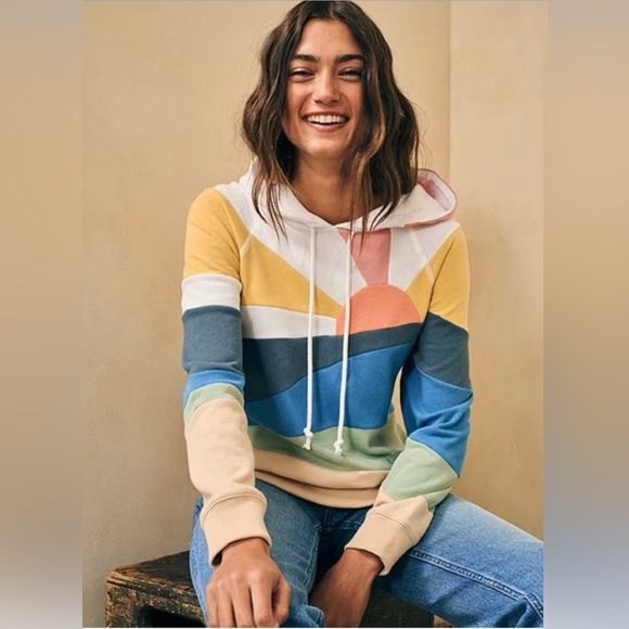 Faherty Sunrise Soleil Hoodie - Picture 1 of 8